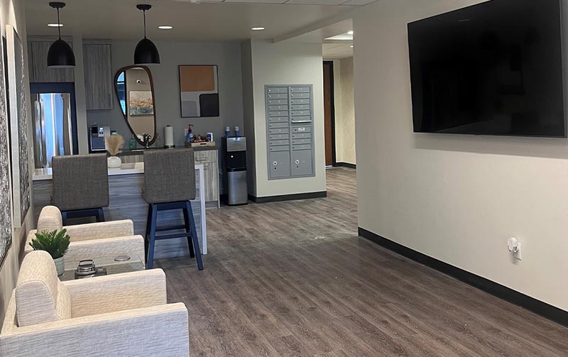 Break Room with Coffee Bar