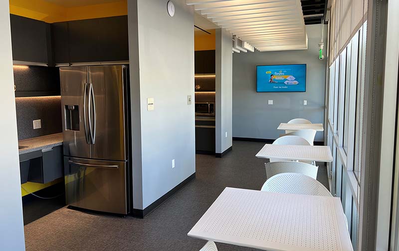 Break Room with Kitchen